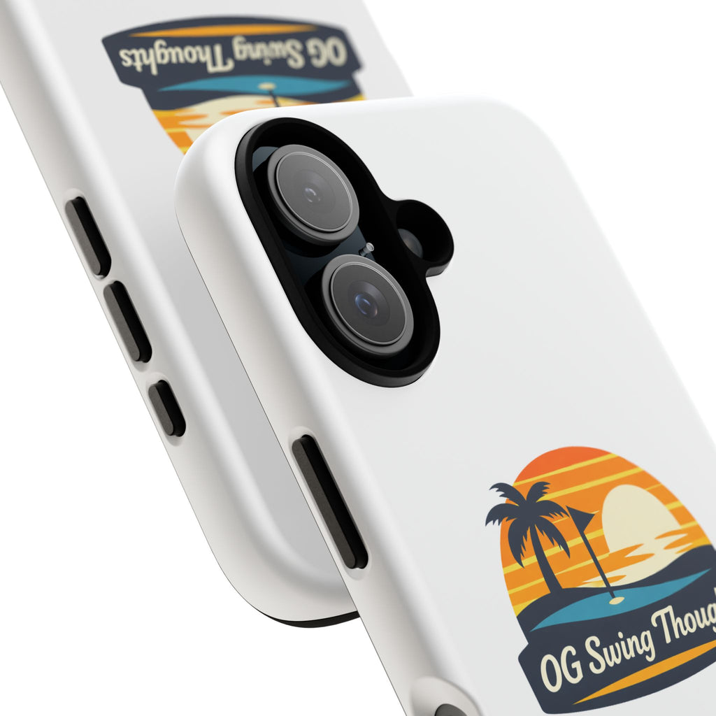 Phone Case - "OG Swing Thoughts" Tropical Sunset Design