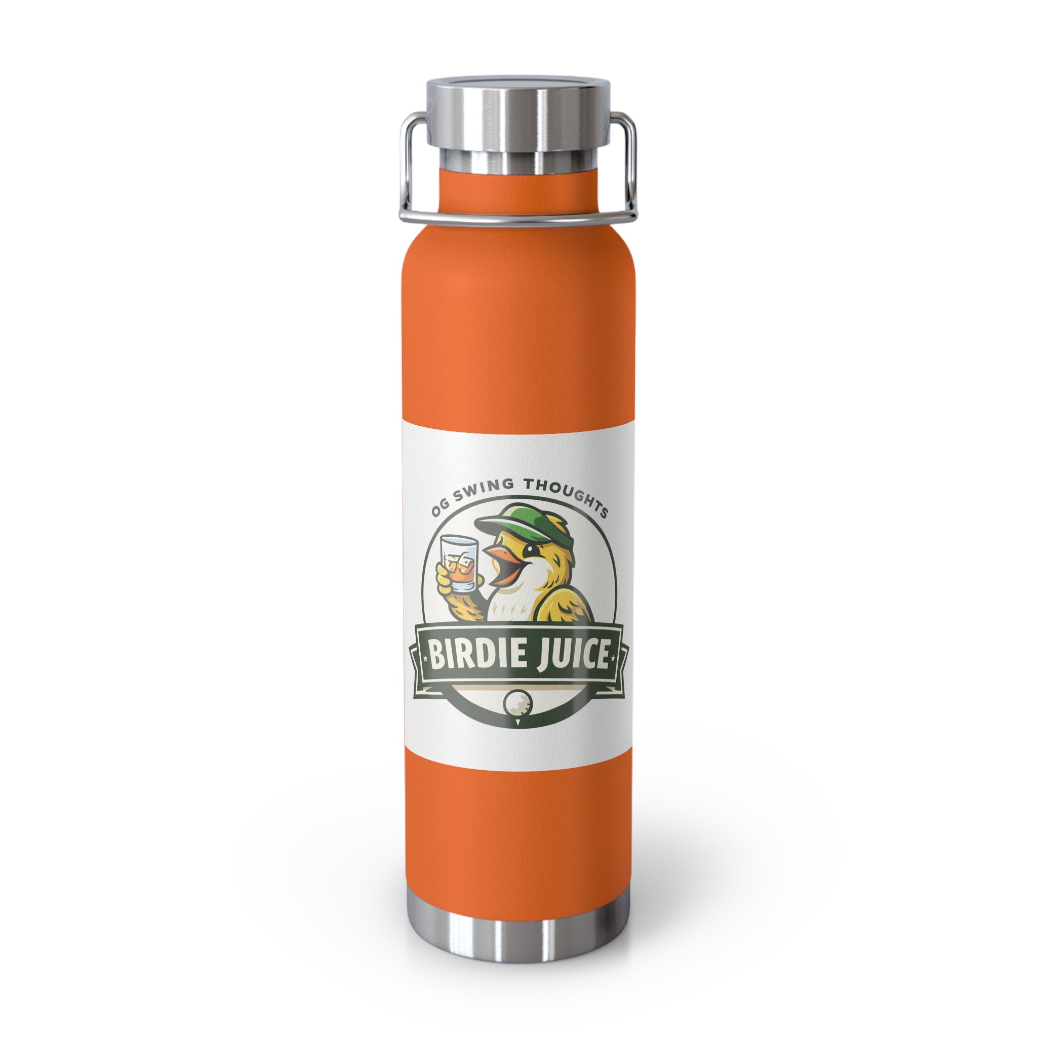 'Birdie Juice' Insulated Flask - 22oz Copper Vacuum Bottle