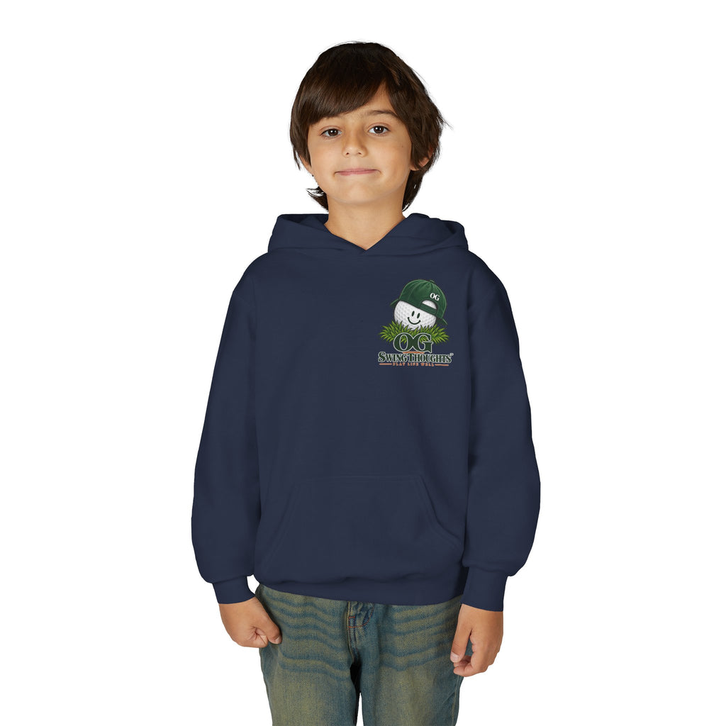 "Little Legend" Youth Golf Hoodie — "OG Swing Thoughts" Kids Golf Pullover