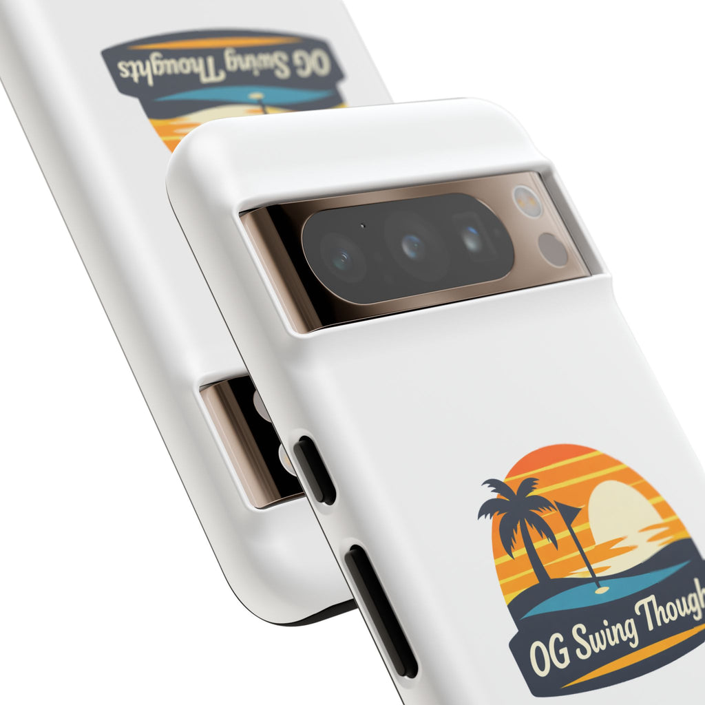 Phone Case - "OG Swing Thoughts" Tropical Sunset Design