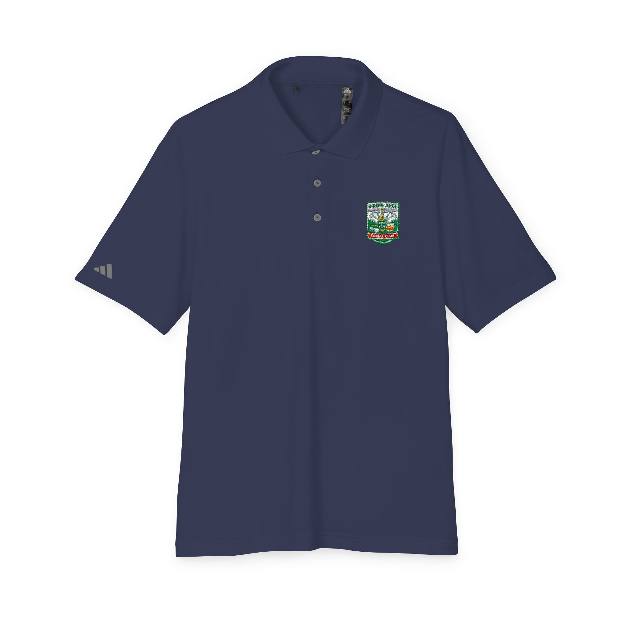 adidas Birdie Juice Social Club Performance Polo  — Athletic Golf & Work Shirt