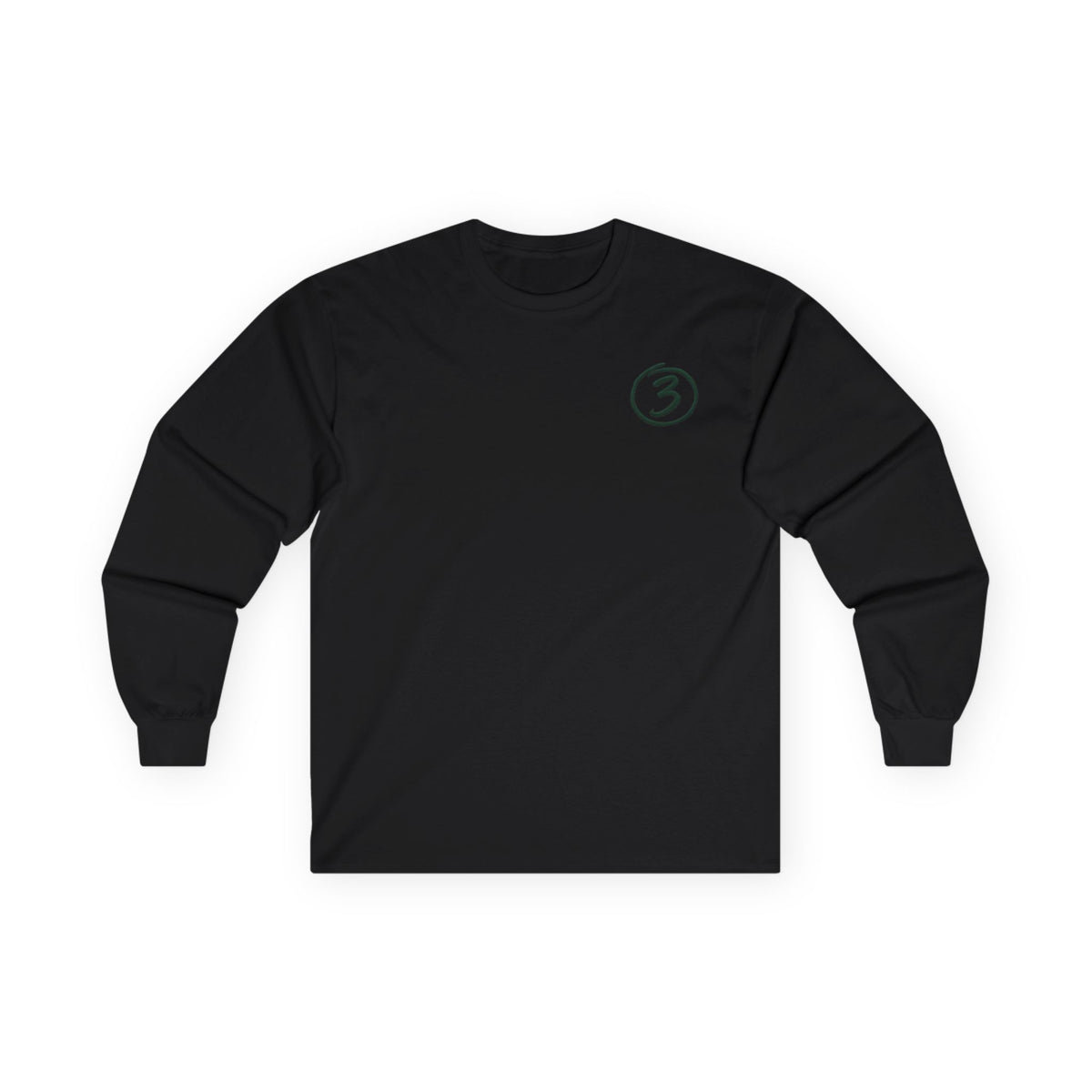 "Put Me Down for 3" Long Sleeve Tee - Play Life Well. Do Good