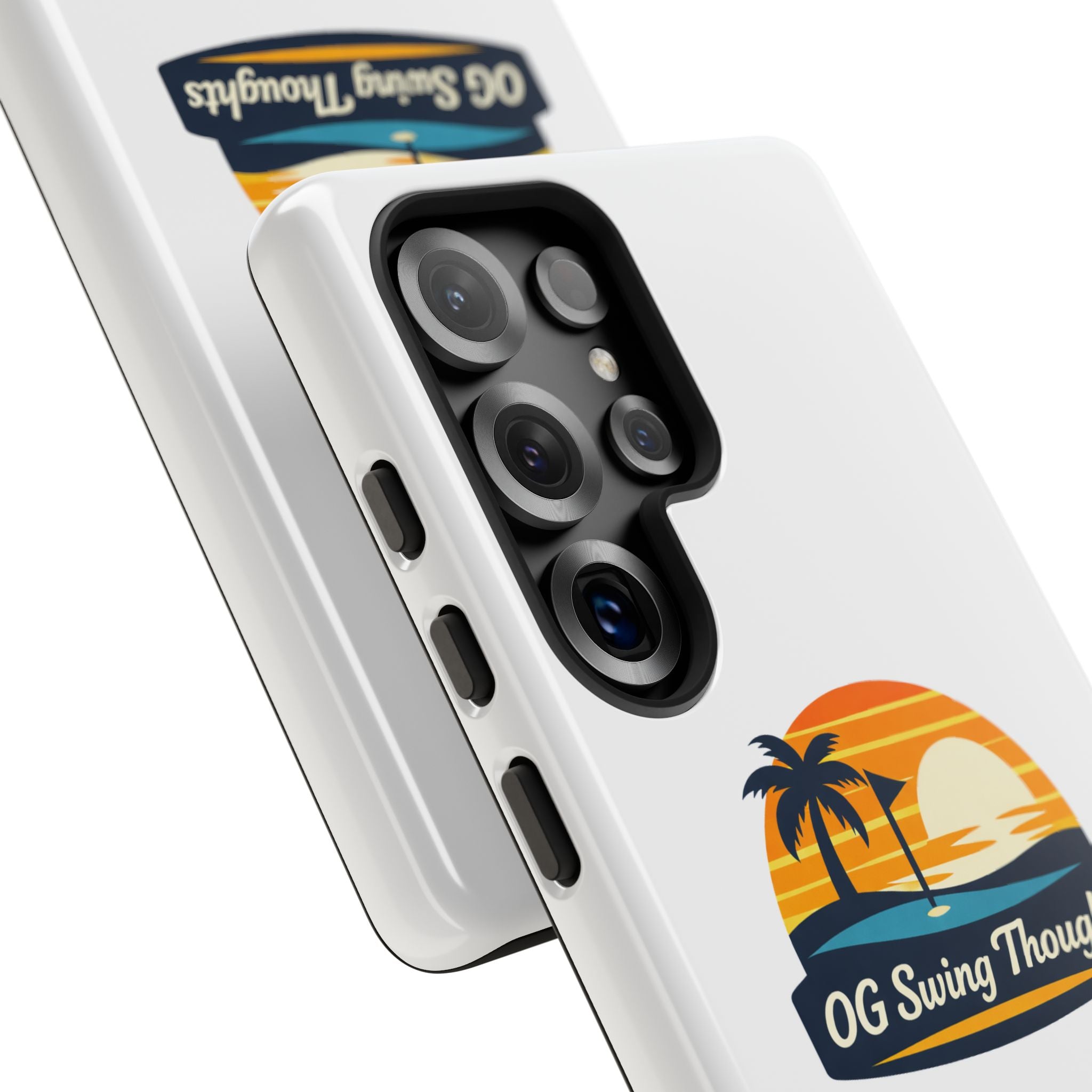 Phone Case - "OG Swing Thoughts" Tropical Sunset Design