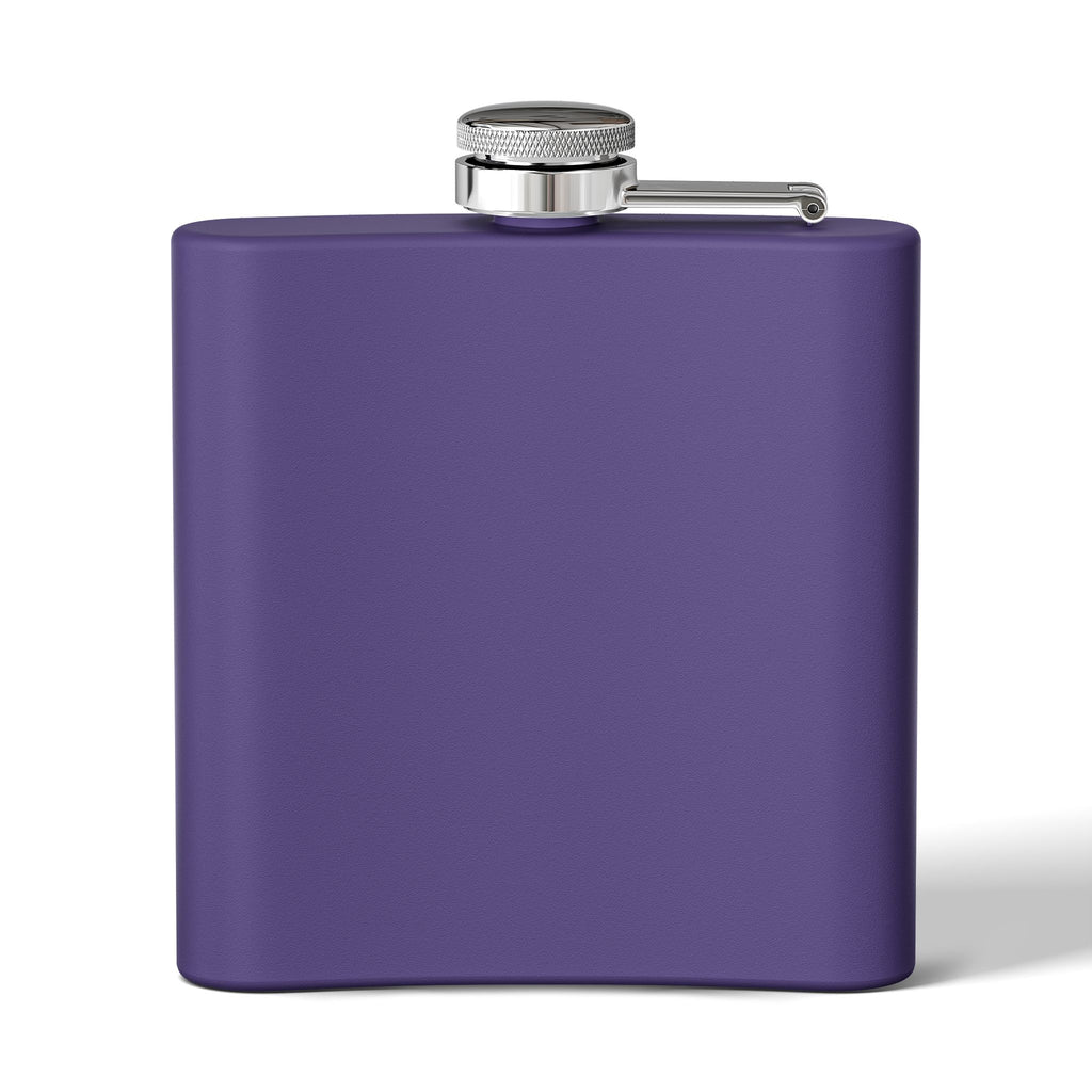 Golf Flask — “Birdie Juice” 6oz Stainless Steel Hip Flask (Golf Gift)