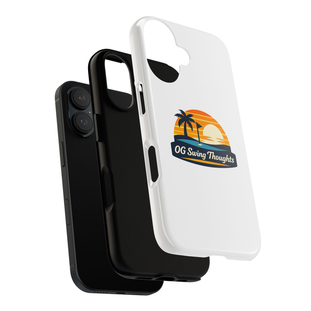 Phone Case - "OG Swing Thoughts" Tropical Sunset Design