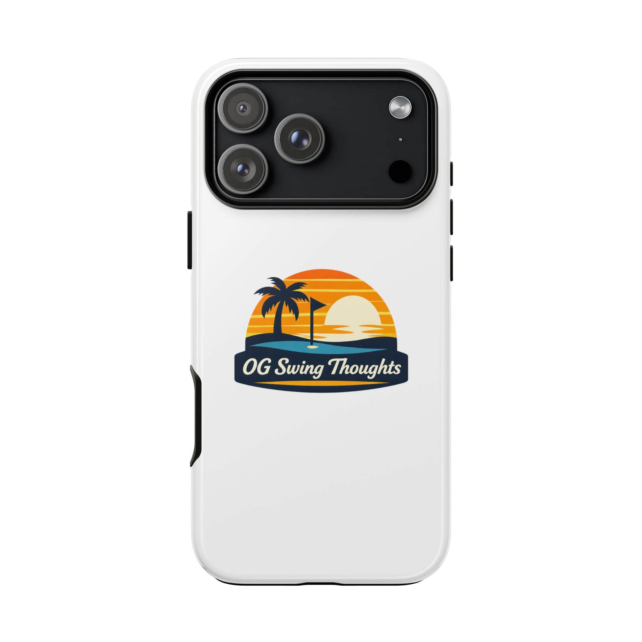 Phone Case - "OG Swing Thoughts" Tropical Sunset Design