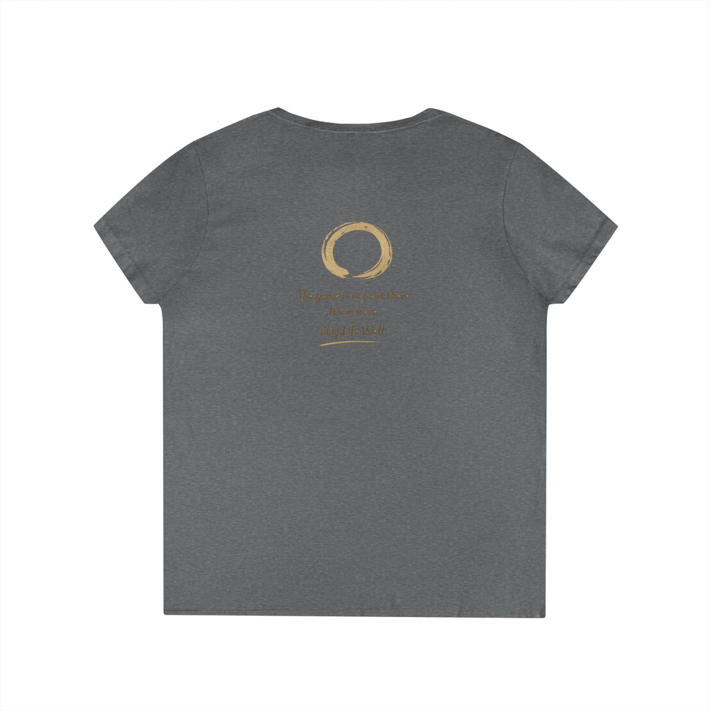 Zen Collection "Serenity" Ladies' V-Neck T-Shirt