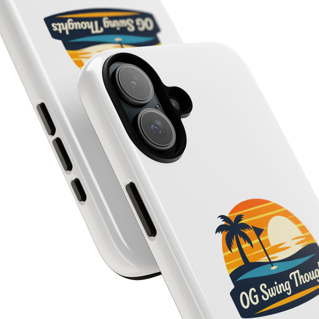 Phone Case - "OG Swing Thoughts" Tropical Sunset Design