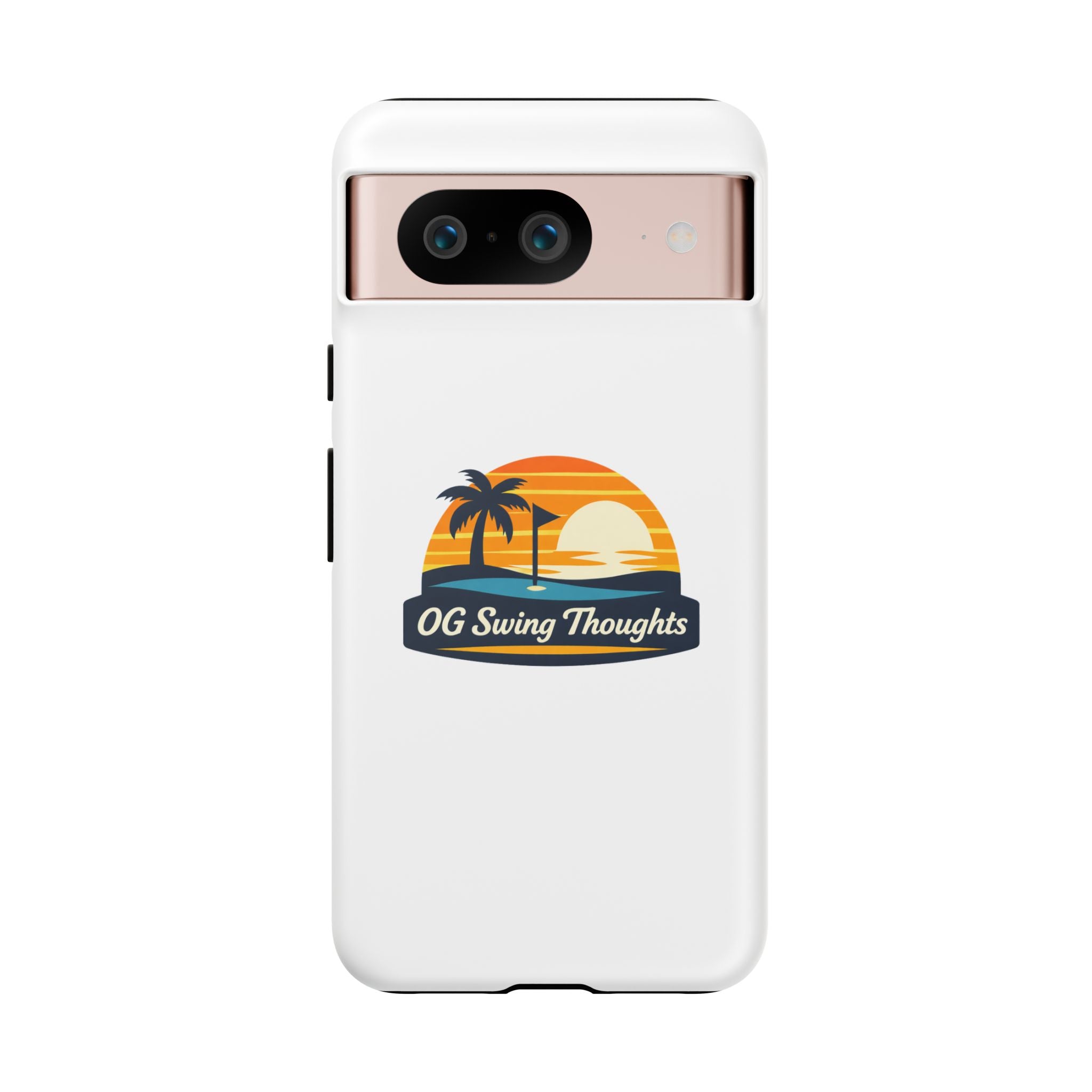 Phone Case - "OG Swing Thoughts" Tropical Sunset Design