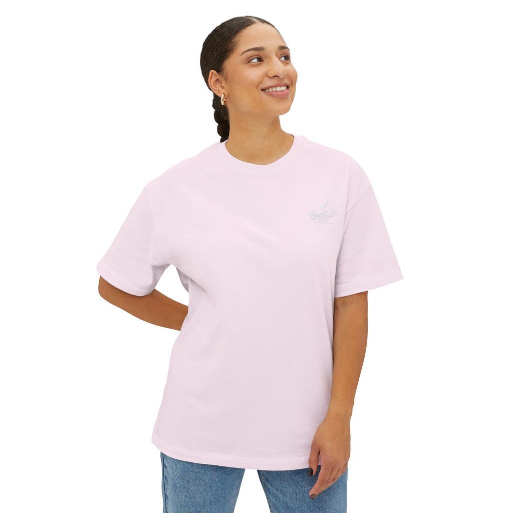 Golf Bucket List Tee — Casual Oversized Golf T‑Shirt