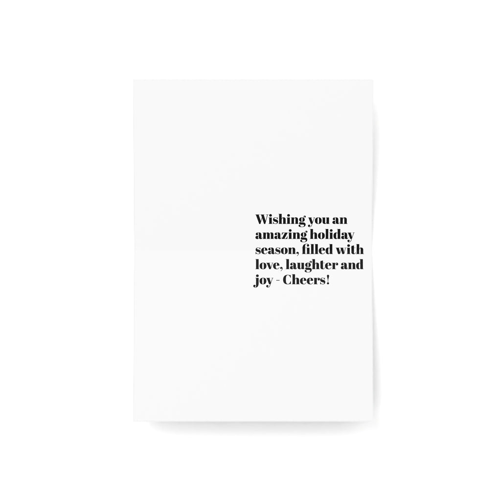 Coastal Christmas Golf Greeting Cards – "Merry Bright & Smoov" Holiday Note Cards (Pack Options)