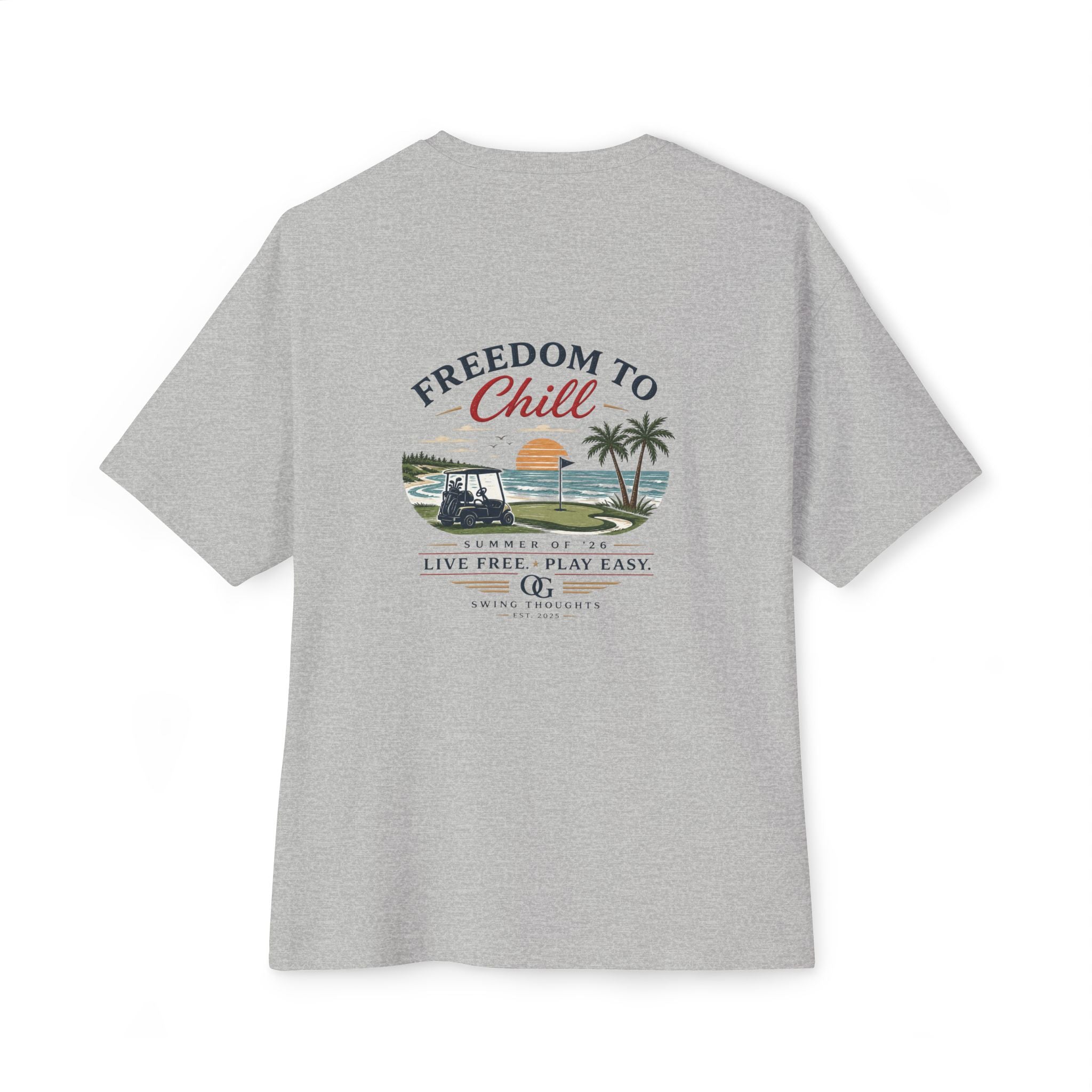 Freedom to Chill Tee — "Live Free Play Easy" T-Shirt