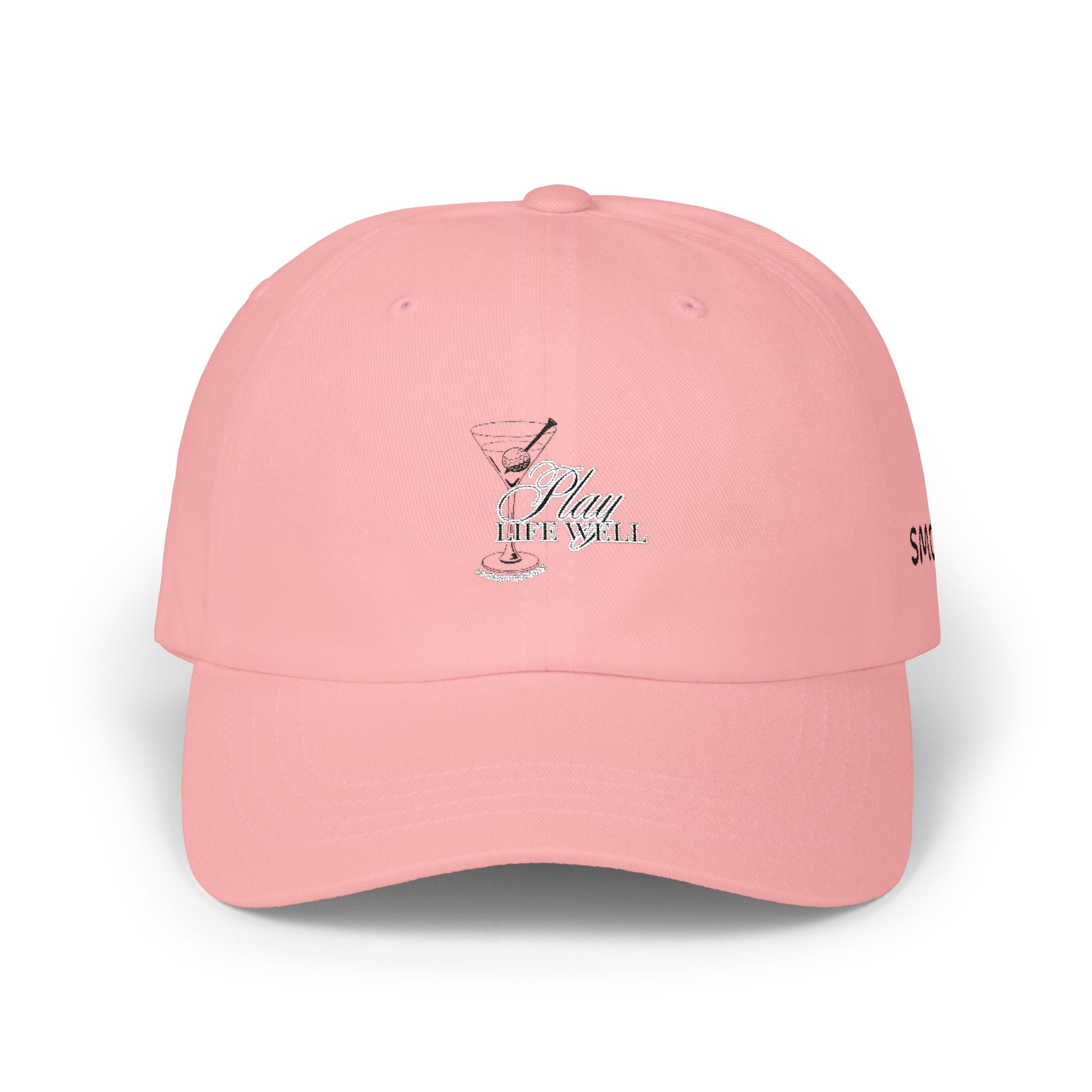 Play Life Well — Classic White Embroidered Baseball Hat