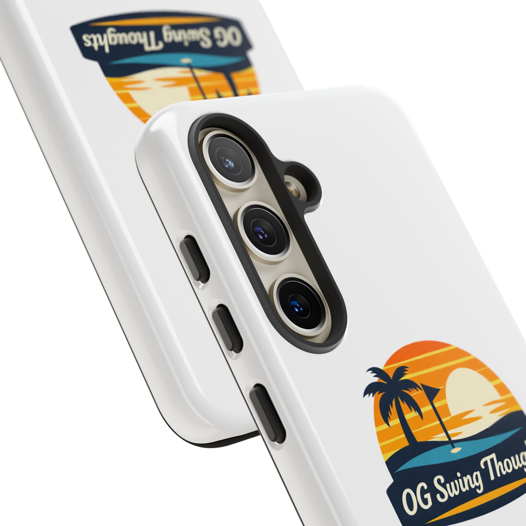 Phone Case - "OG Swing Thoughts" Tropical Sunset Design