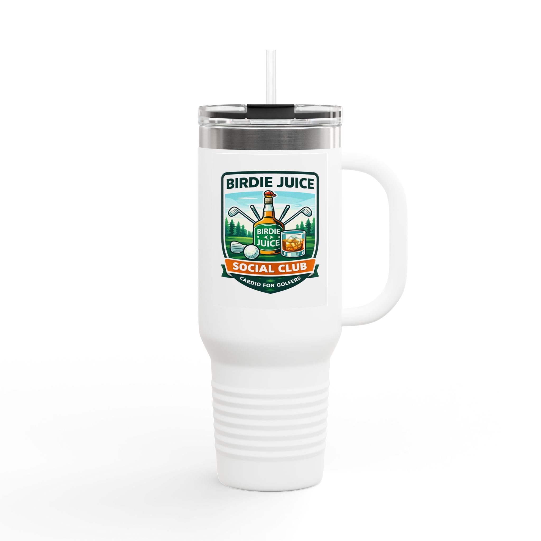 Birdie Juice 40oz Insulated Travel Mug — Golf Social Club Tumbler