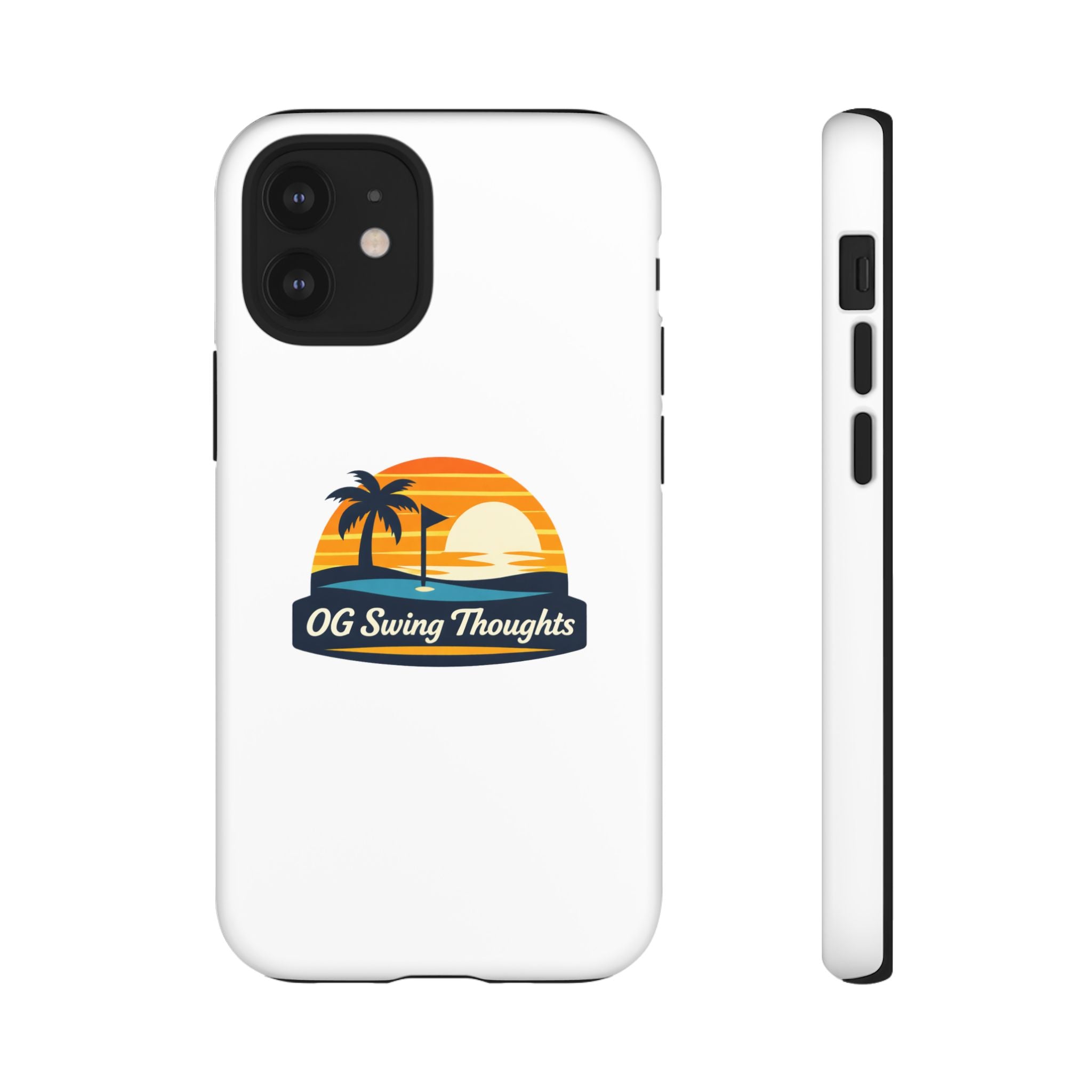 Phone Case - "OG Swing Thoughts" Tropical Sunset Design