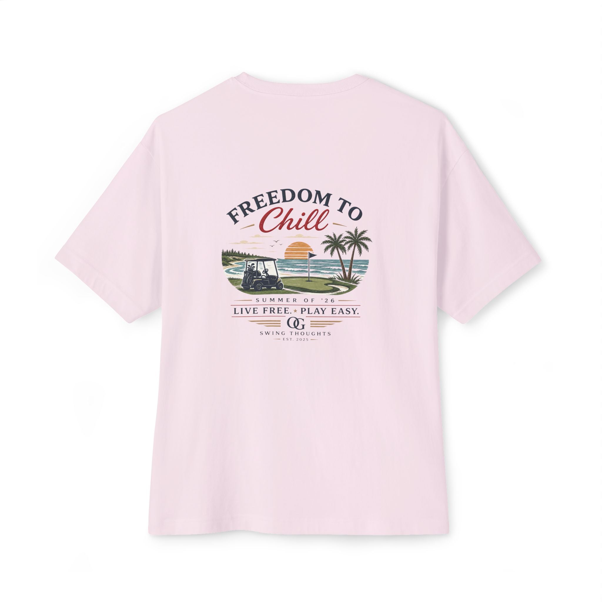 Freedom to Chill Tee — "Live Free Play Easy" T-Shirt
