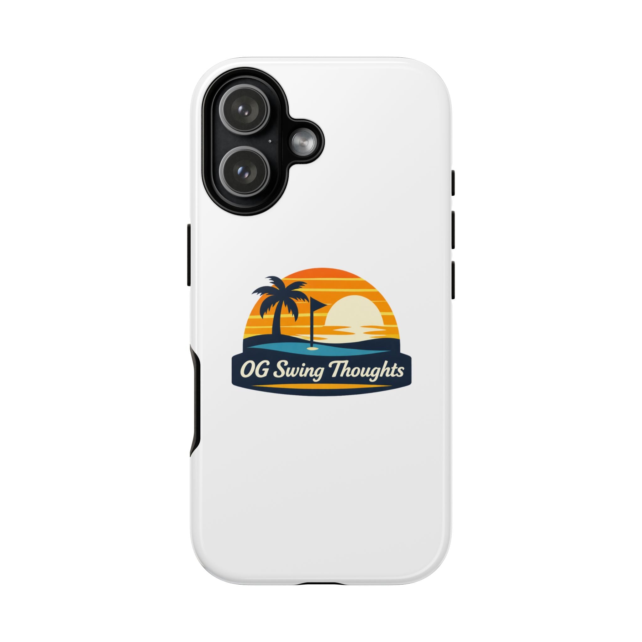 Phone Case - "OG Swing Thoughts" Tropical Sunset Design