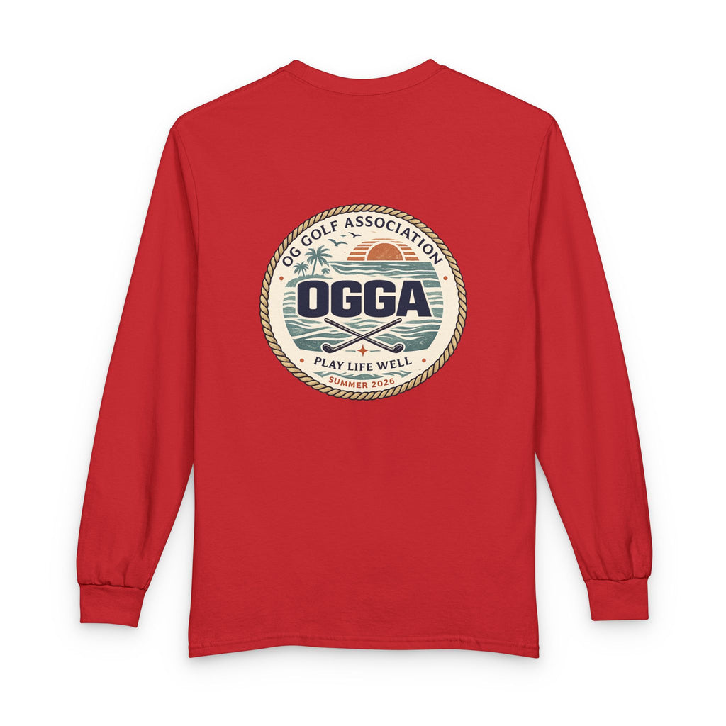 OGGA Vintage Golf Long Sleeve Tee — Play Life Well