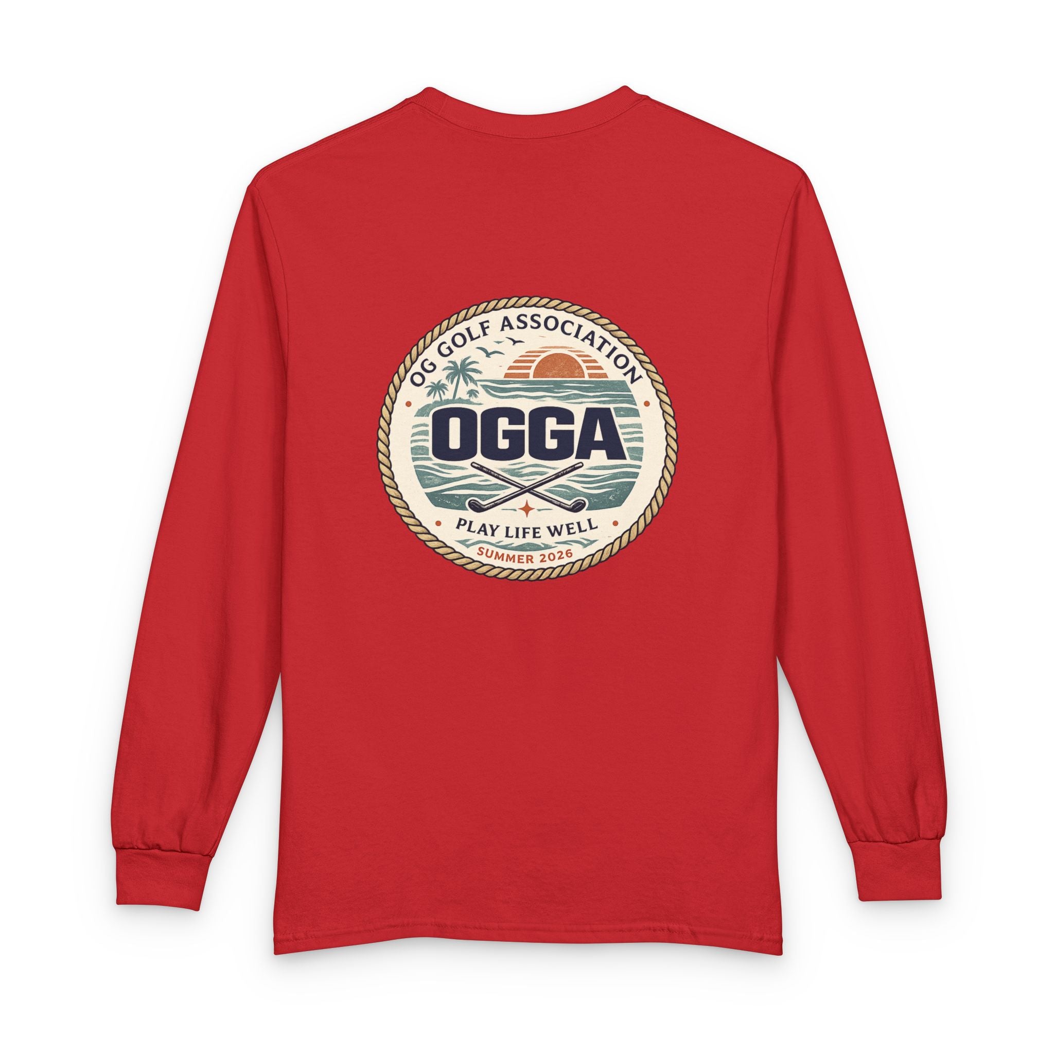 OGGA Vintage Golf Long Sleeve Tee — Play Life Well