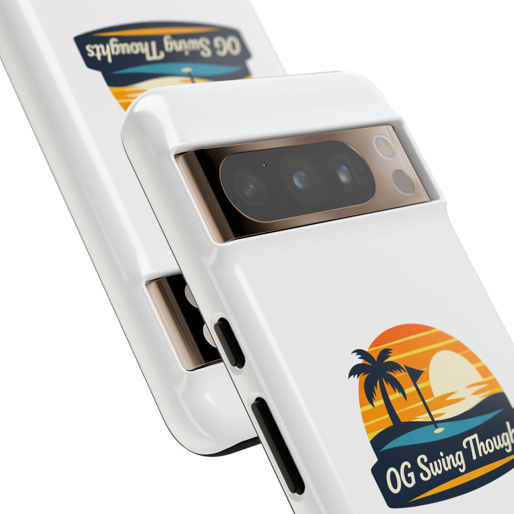 Phone Case - "OG Swing Thoughts" Tropical Sunset Design