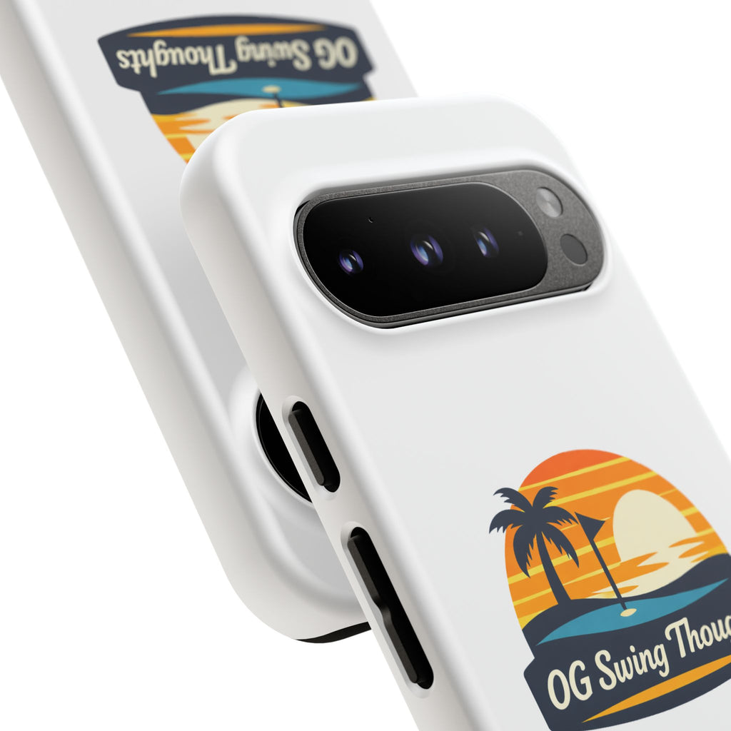 Phone Case - "OG Swing Thoughts" Tropical Sunset Design