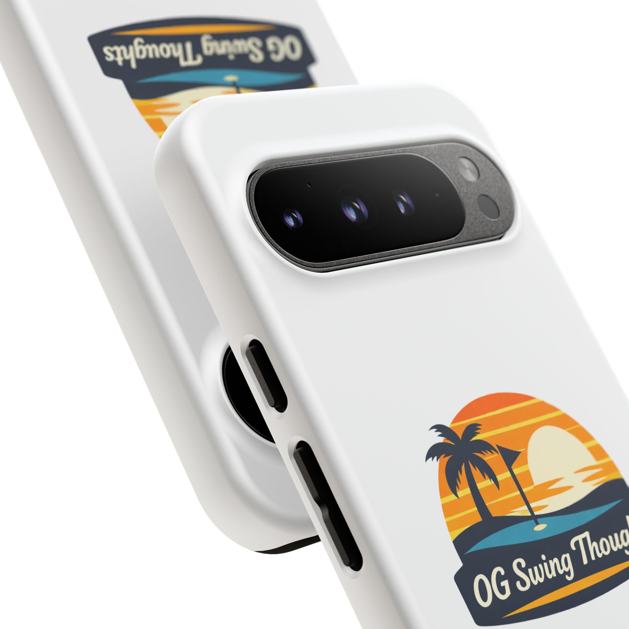 Phone Case - "OG Swing Thoughts" Tropical Sunset Design