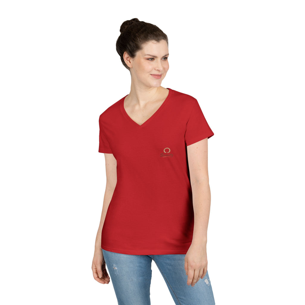 Zen Collection "Serenity" Ladies' V-Neck T-Shirt