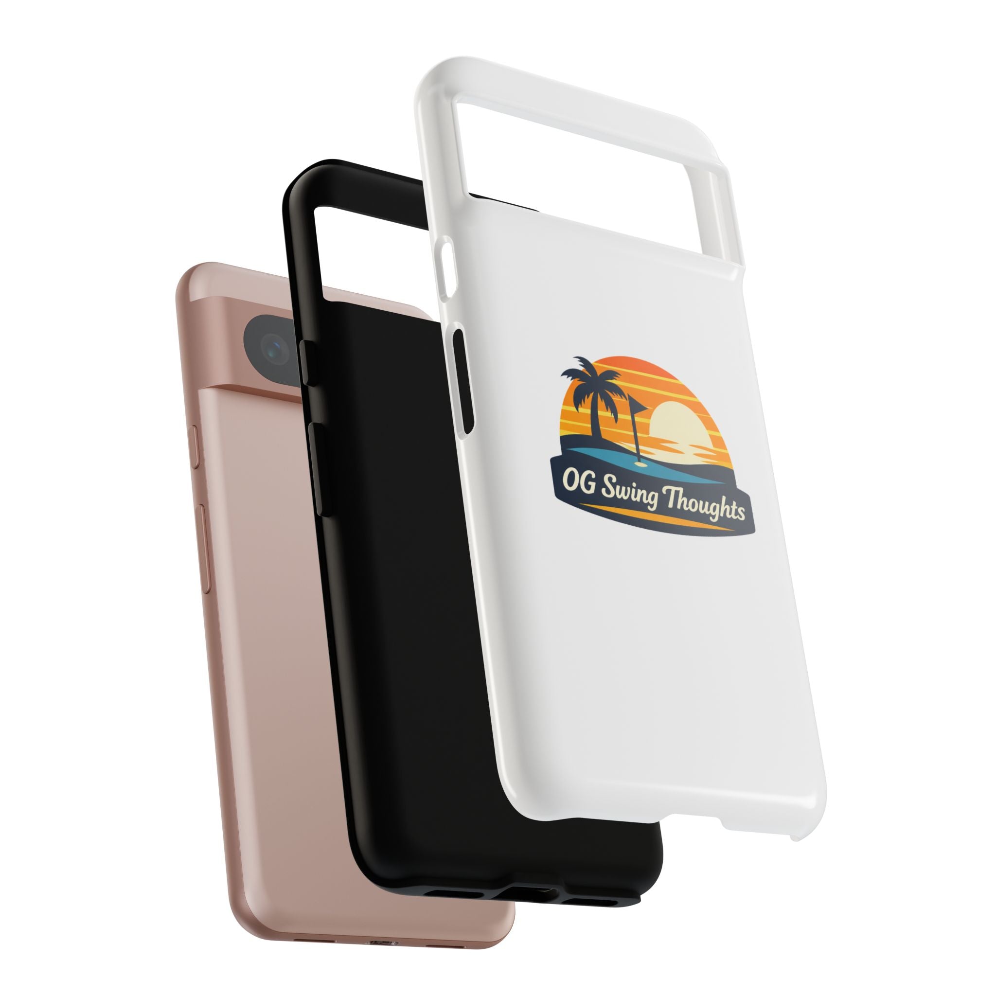 Phone Case - "OG Swing Thoughts" Tropical Sunset Design